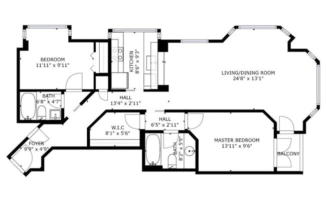 Floor Plan - 611 Mason St