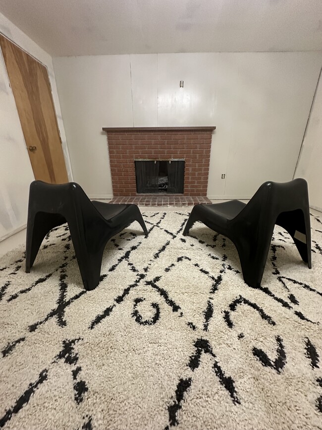 Fireplace lower level - 1214 Lincolnwood Rd