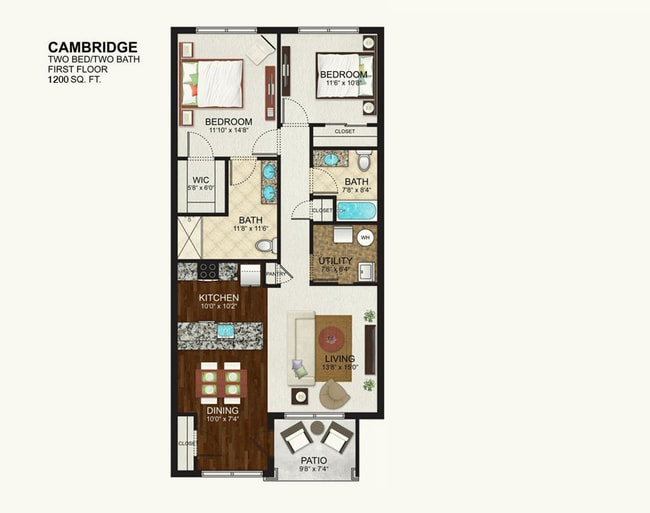 Floorplan - The Kensington at Halfmoon