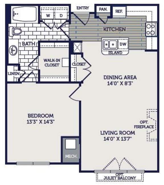 Floorplan - The Residences at Congressional Village