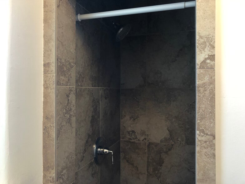 tiled shower - 6432 Smoketree Ave