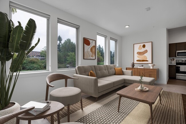 The 72nd Apartments | Living Room - The 72nd Apartments