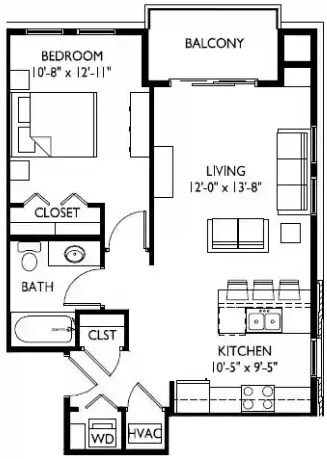 Floorplan - Hoff Mall and Hoff Apartments