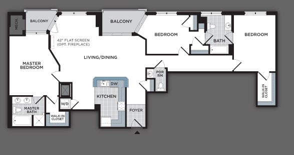 3BR/2BA - The Eclipse
