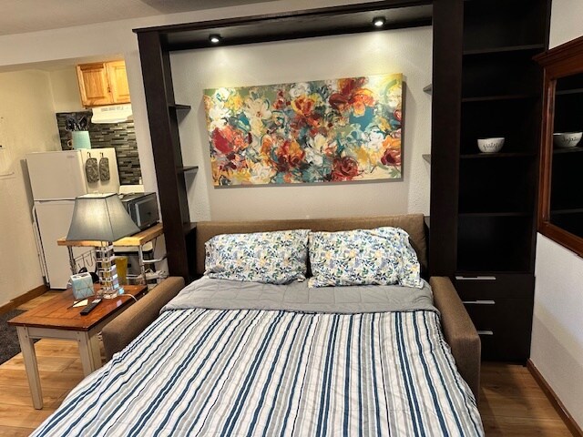 Opened Wall bed - 910 N. Pacific Hwy