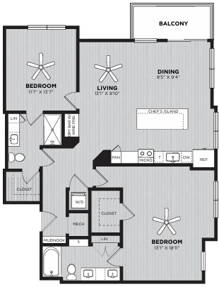 Floorplan - Alexan Delray