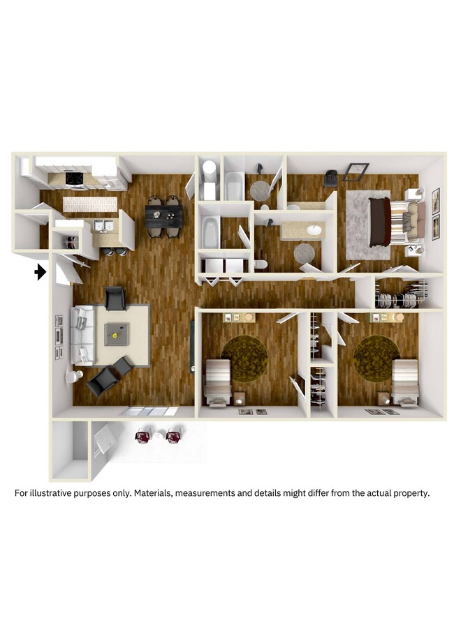 Floorplan - Lexington Pointe Apartment Homes
