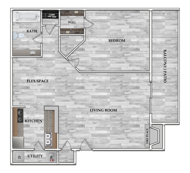 1x1 650 SF - Serena Grove 2