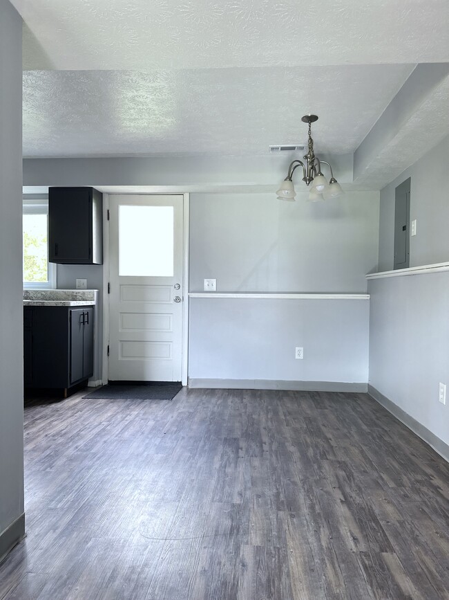 Dining Room with Back Door - 511 Harris St