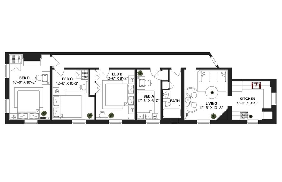 Building Photo - Room in Shared 4 bed/1 bath home
