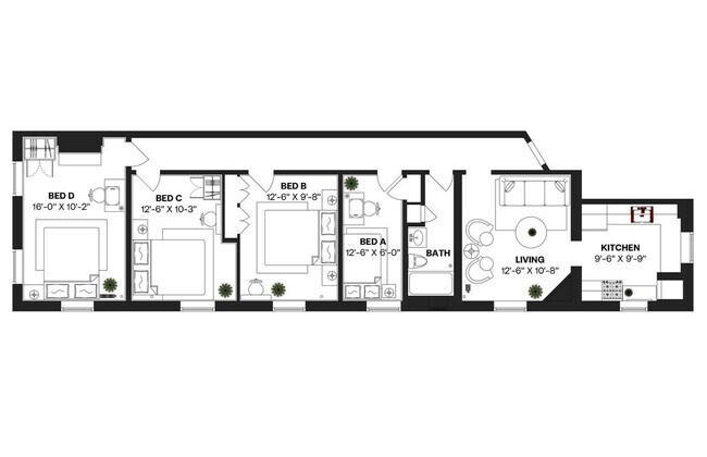 Building Photo - Room in Shared 4 bed/1 bath home