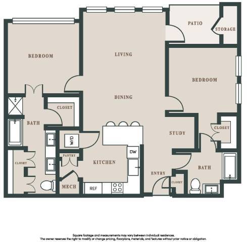 Floorplan - The Residences at Promontory