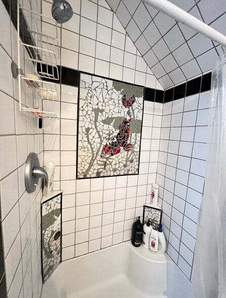 Mosaic “smallish” shower - 613 Birch St