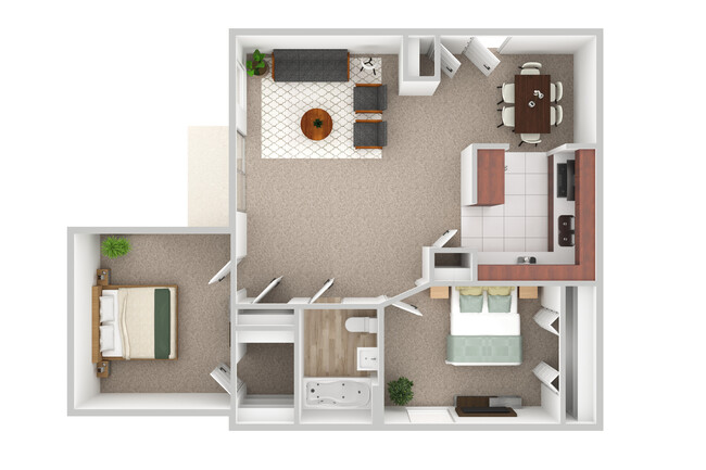 Floorplan - The Oak at Island Creek Village