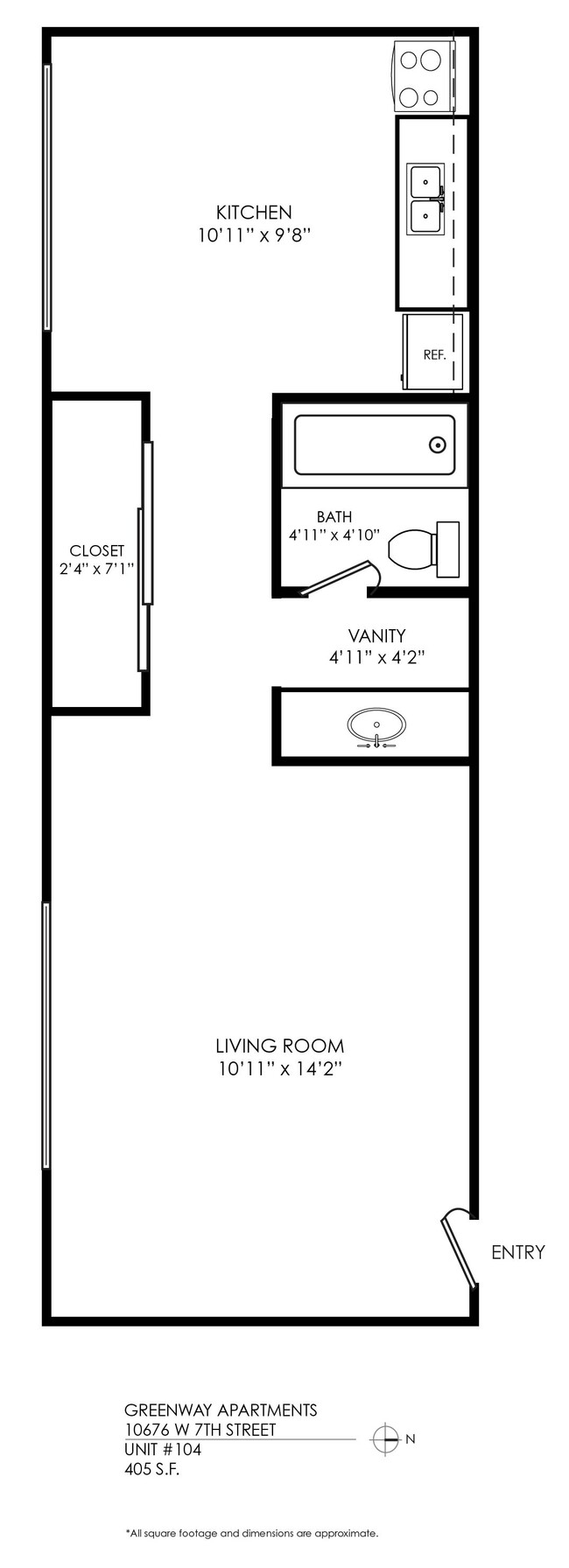 Floorplan - Greenway Apartments