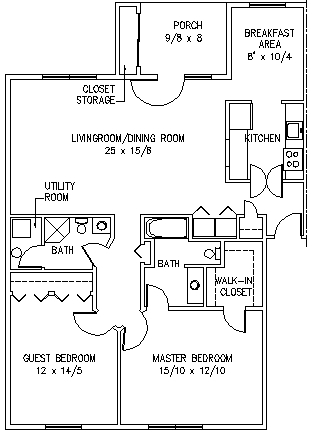 2BR/2BA - Oak Brook Commons