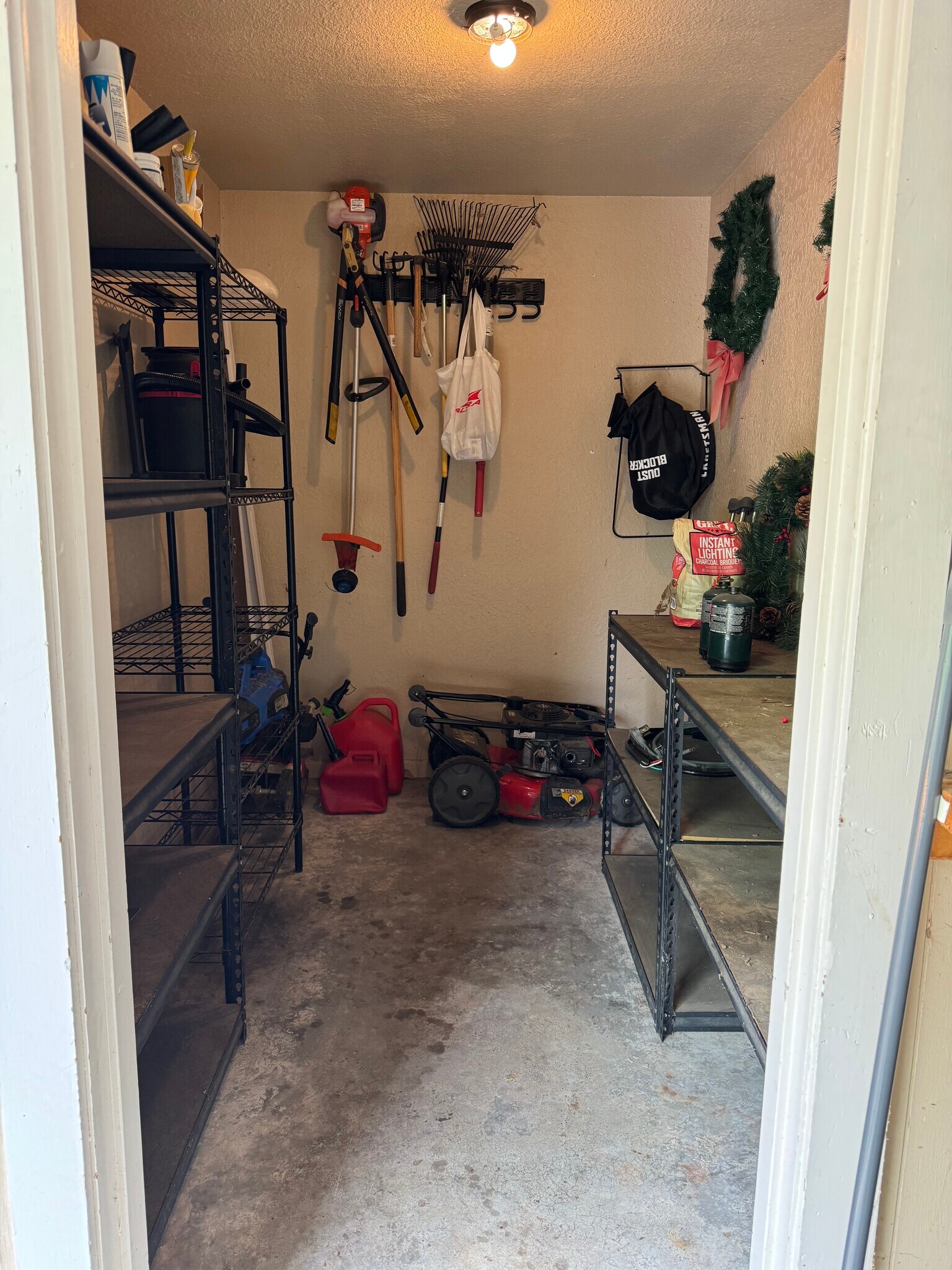 garage storage - 109 Heights Park Dr