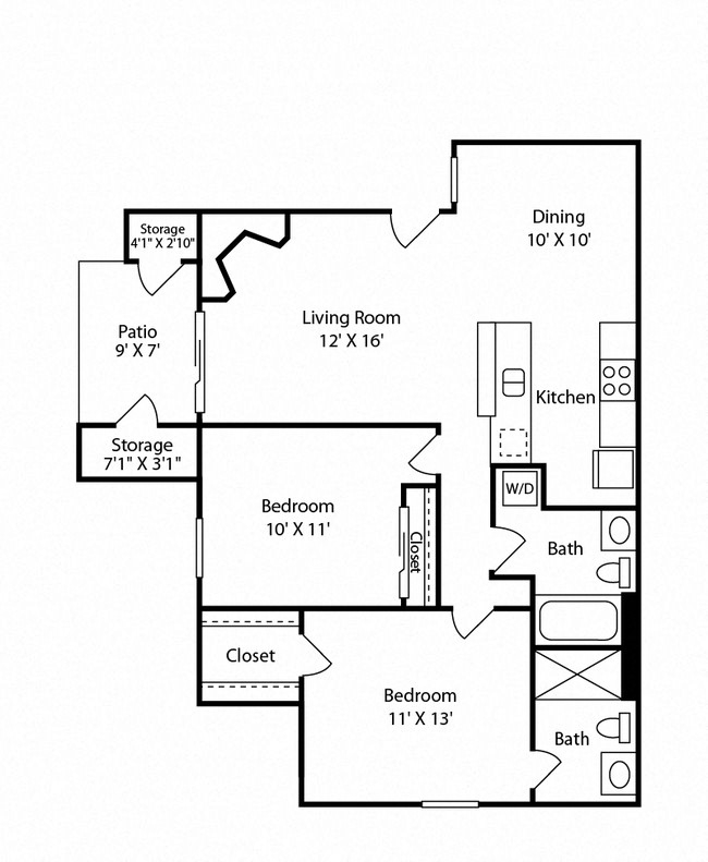 Floorplan - Santa Fe Ranch