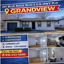 Building Photo - Cozy 3 bedrooms and 1 bath in a corner lot off Blue Ridge Blvd and U.S. Hwy 71 at Grandview, MO