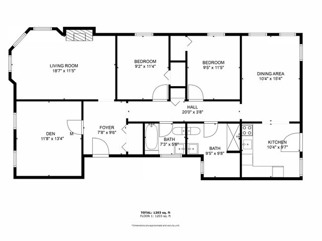 Floorplan - 5764 Woodward