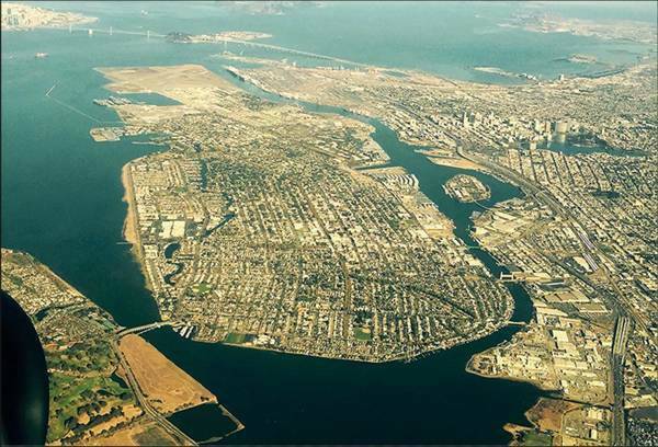 Alameda from a flight I took - 2206 Lincoln Ave