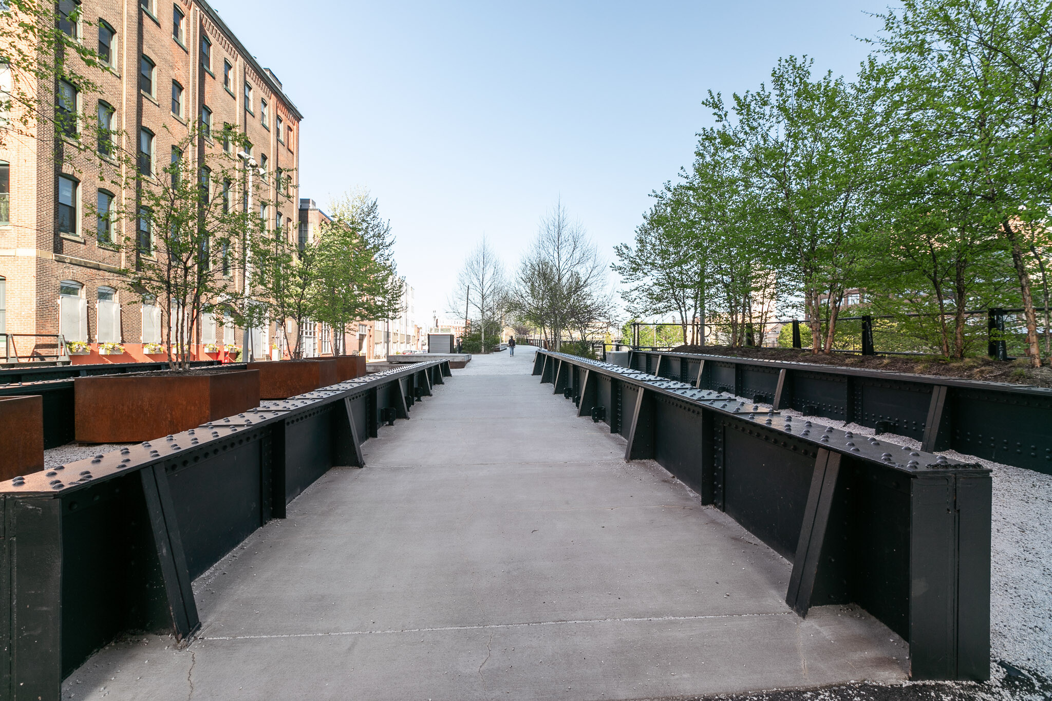 Rail Park Next to Building - 428 N 13th St