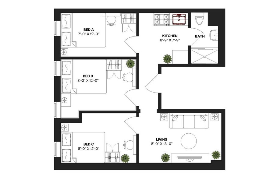 Building Photo - Room in Shared 3 bed/1 bath home