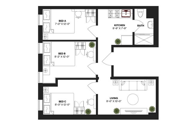 Building Photo - Room in Shared 3 bed/1 bath home