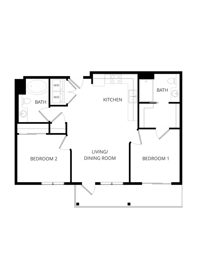 Floorplan - Gatsby Apartments