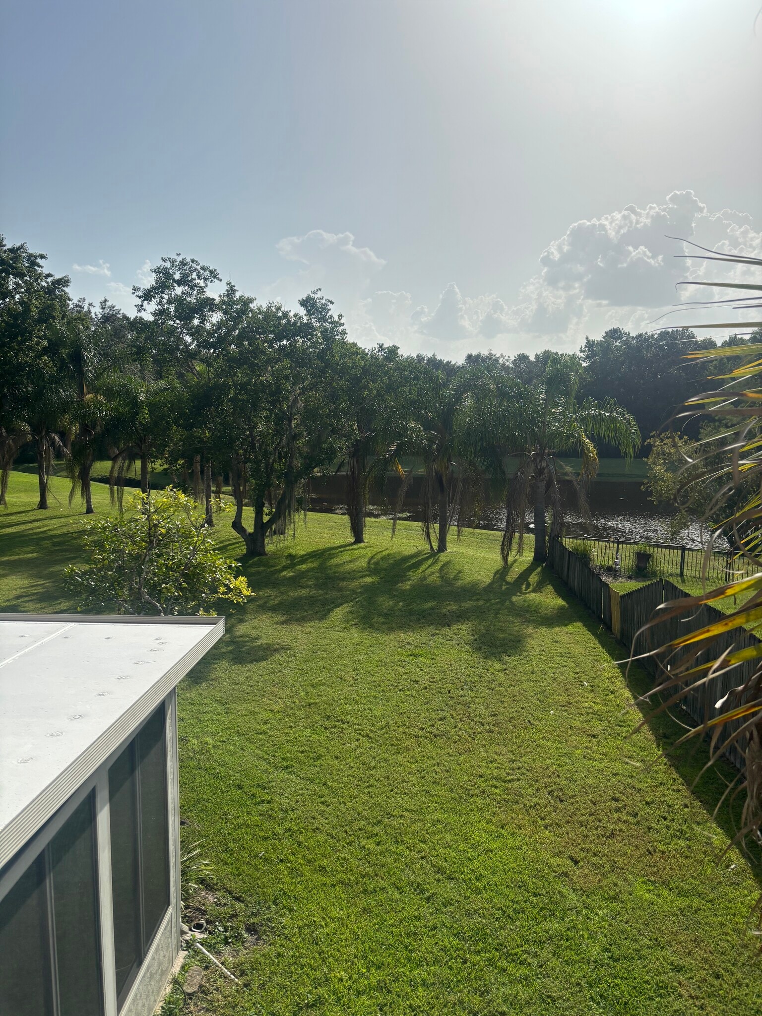 View from third bedroom window - 1093 Kelly Creek Cir