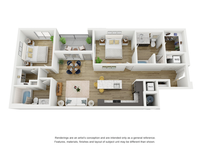 B4 Floor Plan at Cottonwood Broadway - Cottonwood Broadway