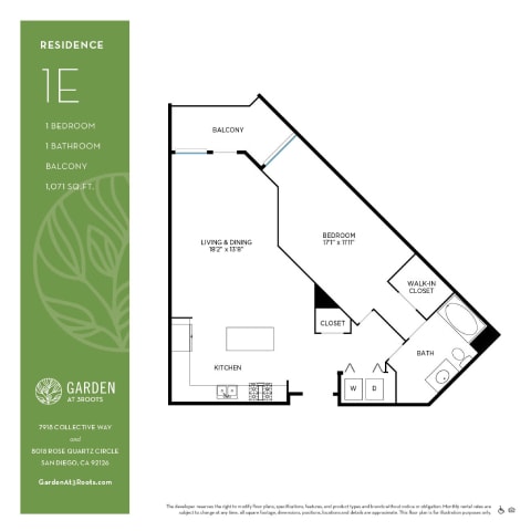 Floorplan - Garden at 3Roots