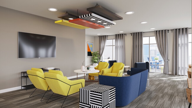 Resident Lounge - Aspen State College