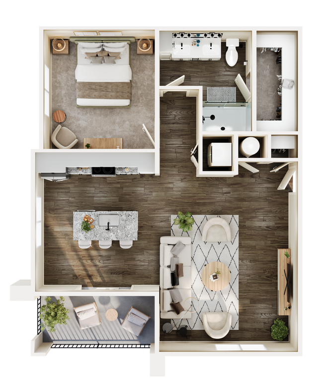 Floorplan - Somerset Upscale Apartments