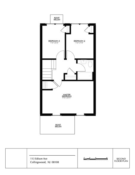 Second Floor Plan - 113 Edison Ave
