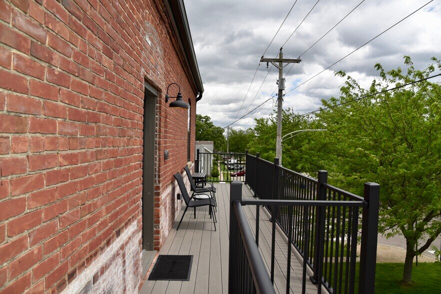 Private deck area - 101 W Broadway St