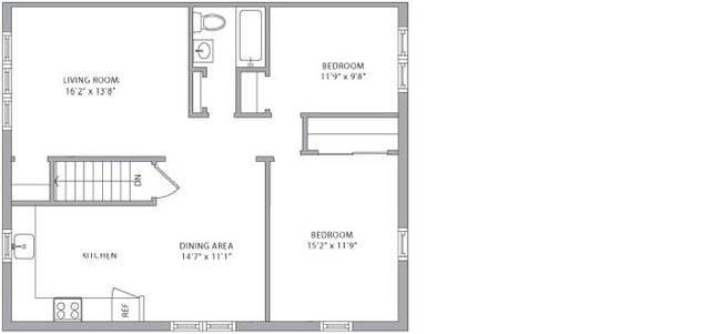 2BR/1BA - Karl Place