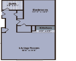 1BR/1BA - Residences at City Place