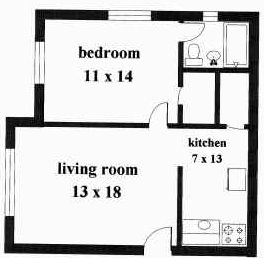 1BR/1BA - The Harrison