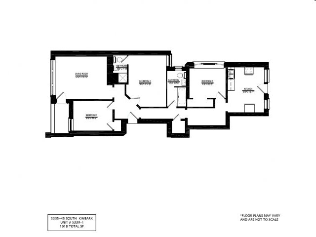 3BR/2BA - 5335-5345 S. Kimbark Avenue