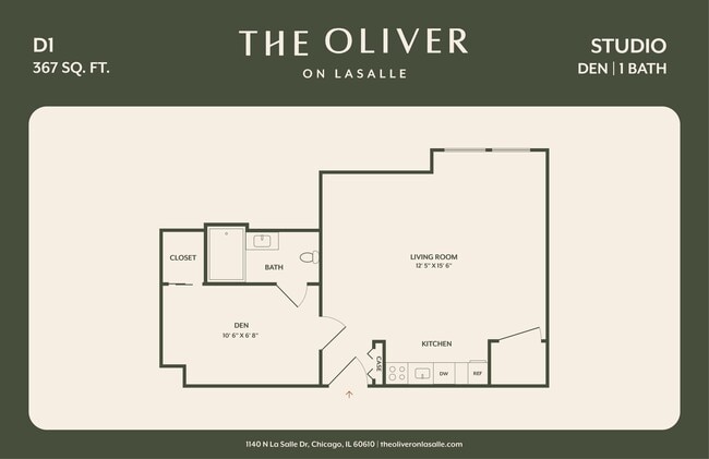 Floorplan - The Oliver on LaSalle