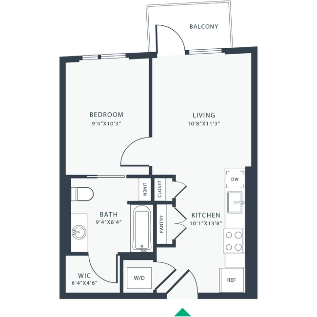 Floorplan - Link Apartments® Four12