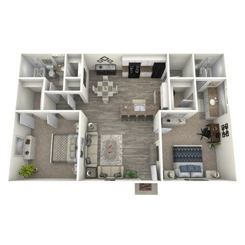 Floorplan - Casa Paz Apartments