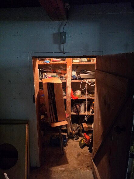 Shed in basement - 1730 Morey Ave