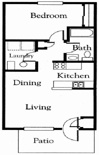 1BR/1BA - Frankfort Place Apartments