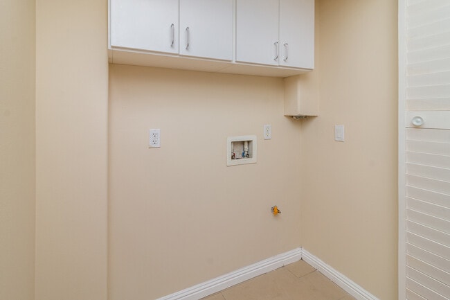Laundry room upstairs w hookups - 3689 S La Cienega Blvd