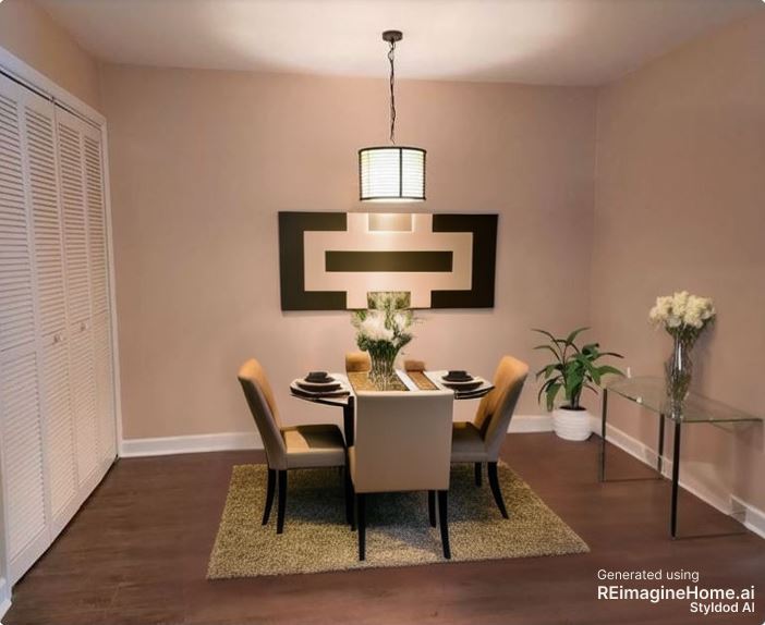 Dining Room (virtually staged) - 11531 Jade Ln SE