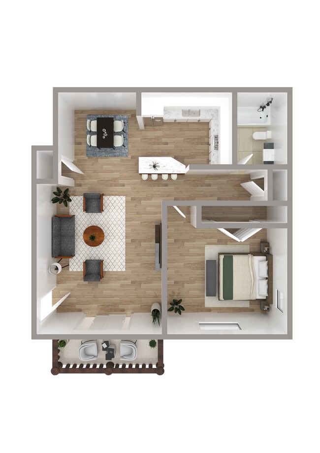 Floorplan - Littlebrook Apartments