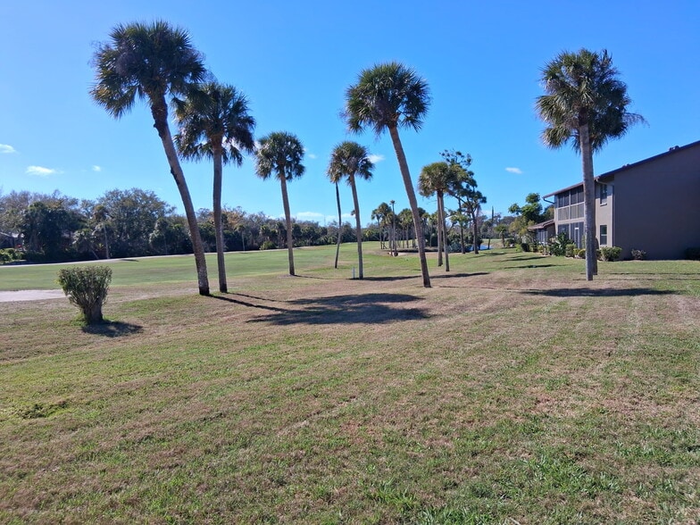 Rear view from living room, master, and lanai - 927 Capri Isles Blvd