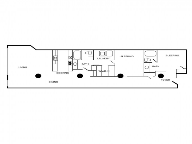 Floorplan - South Side on Lamar
